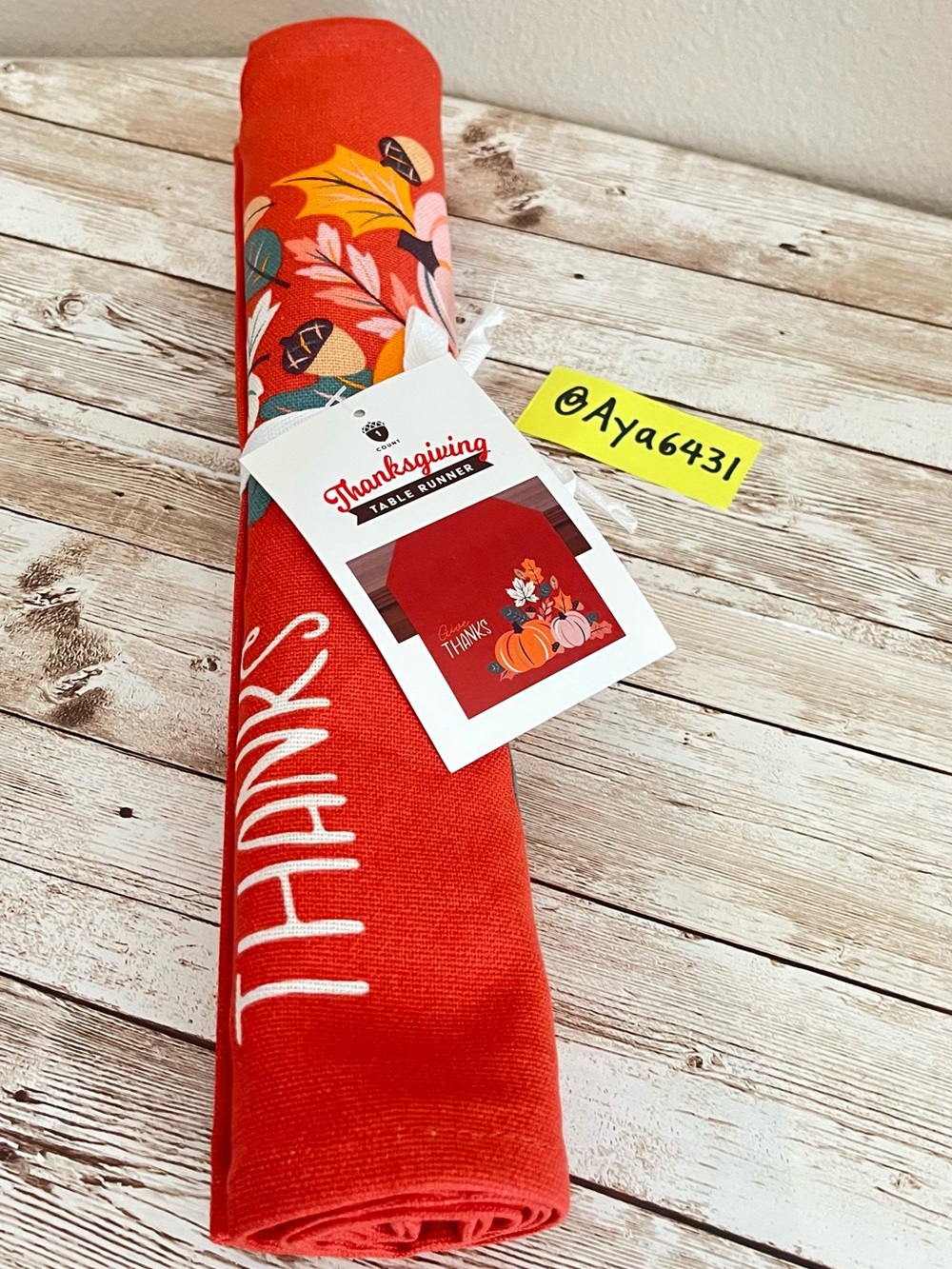 Target Bullseye Thanksgiving Table Runner🎀